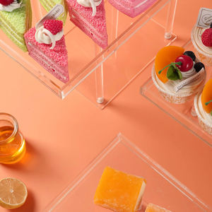 Nouveauté Plateau de service en acrylique léger avec poignées confortables et durable pour le service d'aliments et de boissons - Product Image 2