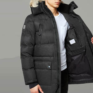 Parka écologique de grande qualité pour hommes grande taille Vestes d'hiver à capuche en coton confortables et élégantes nouveauté OEM - Product Image 4