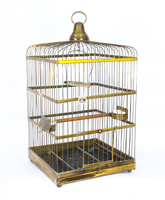 Vintage Classique Vrai Or Cages à Oiseaux