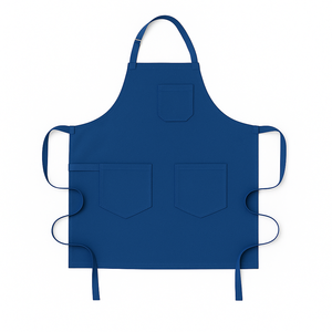 Waterproof Cotton Canvas Bib Sleeveless Chef's <b>Kitchen</b> <b>Apron</b> with Pockets Woven Fashionable - Product Image 6