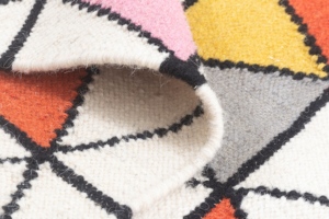 Tendance nouveau bloc multicolore indien imprimé 100% pur coton tapis porte tapis tapis de bain et tapis extérieur imprimé tapis en gros - Product Image 4