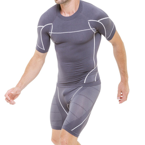 MOVATEXTILE Qualité supérieure Vente à chaud BJJ MMA Rash Guard Ensemble de chemises moulantes à compression pour hommes Imprimé personnalisé à manches longues pour hommes - Product Image 4
