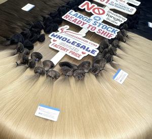 NOUVEAU DESIGN Cheveux noués à la main Extension de cheveux humains vietnamiens avec prix de gros Produit prêt à expédier - Product Image 5