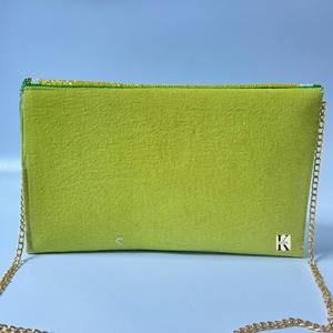 Bolso de Hombro con Cuentas Staud, Bordado con Cuentas de Semillas, Estilo Clásico de Algodón, para Fiestas, Forma Personalizable, Diseño Único Hecho a Mano - Product Image 4