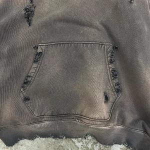 Sudaderas con capucha para hombre más vendidas 100% algodón patrón sólido estilo callejero de invierno venta en línea caliente al por mayor disponible - Product Image 3