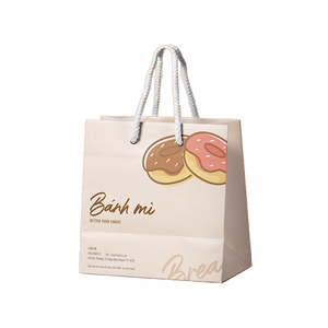 Sac cadeau en papier personnalisé avec poignées sac en papier sacs de remerciement pour Boutique Personalizadas Bolsas De Papel Kraft Al Por Mayor - Product Image 1