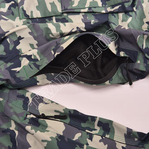 Nouveau pantalon Cargo de neige imperméable Camo vert d'hiver en plein air avec évents élastiques bas et poches à fermeture éclair sécurisées - Product Image 6
