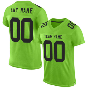 Camisetas de fútbol americano de talla grande personalizables sublimadas, manga corta, antibacteriano, absorbe la humedad, transpirable, Anti-UV - Product Image 4