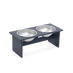 Double gamelles surélevées en acier inoxydable pour animaux de compagnie, 4 hauteurs réglables, support de gamelle pour chien, vente en gros - Product Image 2