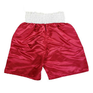 Fashion Wear Solid Color Silk Satin Made Exercise Wear Boxing Fighting <b>Shorts</b> Summer Wear Breathable <b>Boxers</b> <b>Shorts</b> In Low MOQ - Product Image 4
