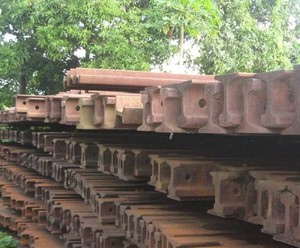 Melhor Preço <span class=keywords><strong>Steel</strong></span> Rail Fabricante e Fornecedor Aço Carbono Trilho para Construção Ferroviária Heavy Duty Railroad Rail Exportador - Product Image 1