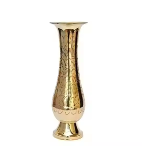 <b>Metal</b> Flower <b>Vase</b> Best Shape Floral <b>Vase</b> in Silver Color for Home & Wedding Tabletop Decorations by decor Impex - Product Image 6