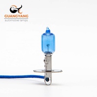 Ampoule halogène H3 12V bleu glace, lumière super blanche 100W, verre de quartz UV, phare antibrouillard de voiture