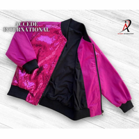 Veste bomber pour femme de haute qualité, respirante, matelassée, à fermeture éclair, à sequins, col rond, manches longues, doublure en soie, col mandarin, coupe-vent