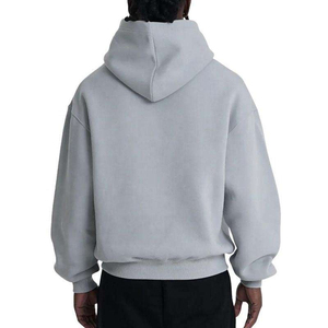 เสื้อฮู้ดดี้ผู้ชายผ้าฝ้าย 100% หนัก 350gsm ปักโลโก้ตามสั่ง ผ้าฟลีซเนื้อนุ่ม ระบายอากาศได้ดี ไซส์ใหญ่ ขายส่งจำนวนมาก - Product Image 2