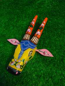 Custom Made Wooden Hand Painted Cow Face Theme Wall Decorations Ideal for Resale by Home Stores - Product Image 5