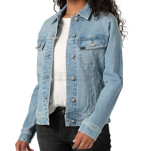 Fabricant pakistanais veste jean pour femme à bas prix meilleure vente en ligne de veste jean pour femme - Product Image 1