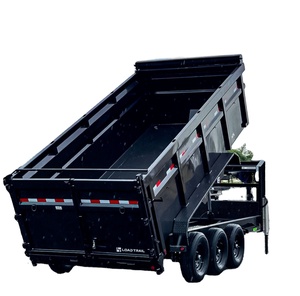 Remolque volquete de 3-10 toneladas resistente más vendido con inclinación hidráulica para uso agrícola Compre nuevo remolque volquete agrícola para Tractor 7x12 - Product Image 1