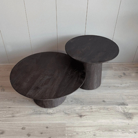 Table basse pliable hexagonale moderne en bois massif, couleur personnalisée, écologique, faite à la main, durable, mobilier de luxe pour la maison