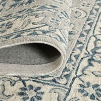 Luxury Handmade Wool Rug High End Hand Knotted Living Room Carpet with Modern Floral Design Sustainable Non-Slip Backing