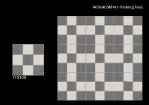 Outdoor Porcelain <b>Flooring</b> Tiles 400x400 mm Matt Finish Heavy Duty Surface for Parking Driveway Areas - Product Image 2