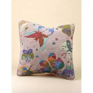 Housse de coussin brodée à la main Suzani Imaco Rugs 45 cm x 45 cm pour coussins décoratifs - Product Image 3