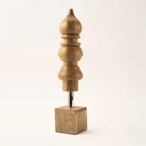 Sculpture de pilier en métal sculptée à la main au design moderne avec couleur personnalisée pour la décoration de la maison pendant le Ramadan - Product Image 1