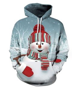 Plus Size Long Sleeve Thermal 3D Printed Christmas Holiday Hoodie for Winter Trendy Festive Men Women Unisex Sweatshirts - Product Image 4