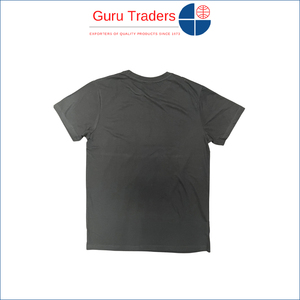 Fabricado EN LA India, las camisetas de ajuste regular de peso de tela GSM 100% de algodón con cuello redondo 180 más vendidas para ropa informal de hombre - Product Image 5