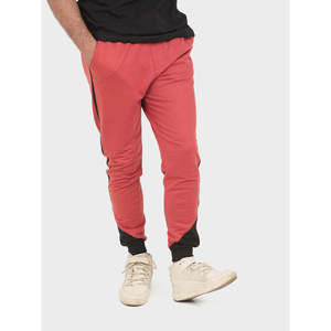 Pantalon de jogging sportif MAXEO tendance, léger, en tissu éponge confortable, pour l'extérieur, avec logo personnalisable, taille XL, couleur unie, bande latérale, fermeture éclair - Product Image 3
