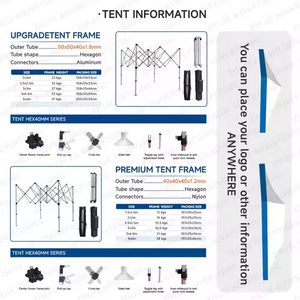 เต็นท์กระโจมกลางแจ้ง3*6เมตรสำหรับทำตลาดจัดส่งตรงจากโรงงาน - Product Image 6