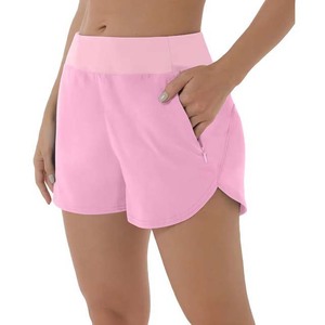 Pantalones Cortos Deportivos de Verano para Mujer KATBROS INDUSTRY, Hechos a Medida, OEM, Spandex/Poliéster/Nailon, Cintura Elástica, Secado Rápido, Venta al Por Mayor - Product Image 1