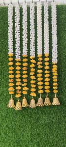Mogra Rose Bell String Flower Garland Floral Boda Decoración Diwali Festival Evento Cuna Ceremonia Navidad Nueva Idea de Decoración - Product Image 3