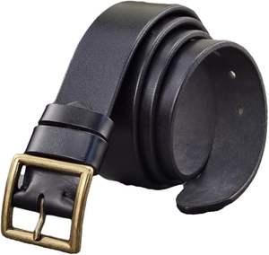 Ceinture classique en cuir véritable pour costumes de mariage ceinture en cuir fait main gaufré personnalisé cadeau ceinture en cuir véritable à la mode - Product Image 1