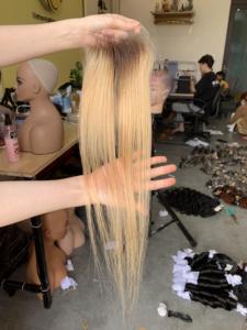 Cabello Vietnamita de Lujo, Cabello Humano Virgen Rubio, Trama Simple de 8 a 30 Pulgadas, Trama a Máquina - Product Image 5