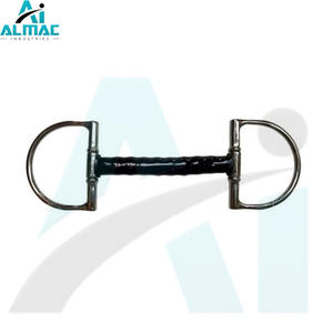 Junta única en forma de D de broca de caballo de acero inoxidable ALMAC diseñada para durabilidad, comodidad y control efectivo para jinetes - Product Image 1