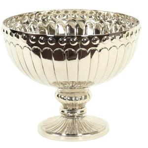 Bol de cuisine en argent plaqué, forme personnalisée, finition argentée, décorations de table, service et stockage de fruits pour les grands festivals - Product Image 4