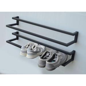 Estantes de pared de metal de inspiración vintage para decoración del hogar, acabado con recubrimiento en polvo negro, forma y tamaño personalizados para obtener un precio económico - Product Image 6