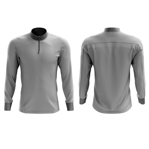 Quick Dry Half Quarter Zip Manga larga Deportes Atletismo Gimnasio Correr Alta calidad Half Zip Sudadera - Product Image 6