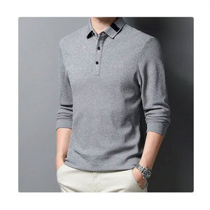 Polo de diseño personalizado para hombre, Camisa lisa de alta calidad, informal, Polo bordado inteligente - Product Image 4
