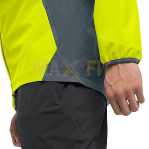 MAXFIT ENTERPRISES Veste d'hiver écologique grande taille pour hommes, tissu en toile imperméable, respirant, coupe-vent avec col montant - Product Image 4