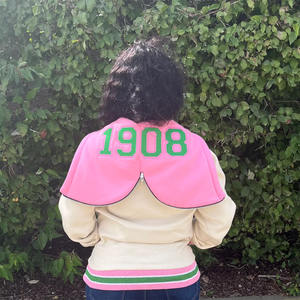 Sweat-shirt unisexe à col rond avec broderie de la fraternité Omega Psi Phi de 1908, broderie en chenille personnalisée, taille plus, col rond, université - Product Image 4