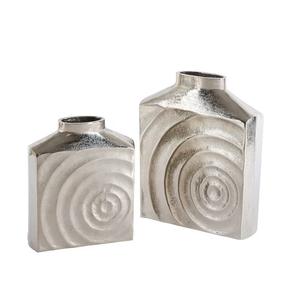 Florero de metal bellamente diseñado para una decoración moderna y tradicional del hogar con patrones artísticos únicos y acabado Premium - Product Image 1