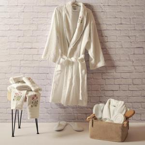 Ensemble de Spa de luxe de qualité supérieure Peignoir de bain super doux et chaud avec serviette à séchage rapide Accessoires de peignoir longs - Product Image 4