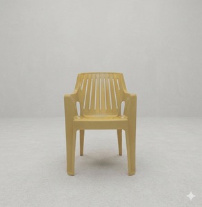 Chaise de salon et de bureau à domicile SUMO LOTUS SPINE en plastique moderne non pliable - Meubles de maison de Gujarat personnalisés - Product Image 3