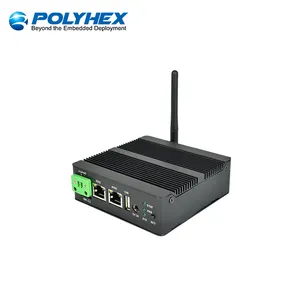 Polyhex máy tính Linux công nghiệp IOT Gateway nhúng PC cho ngoài trời kỹ thuật số biển IOT Hệ thống Mini PC