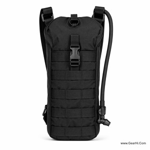MOLLE 1000D Cordura Nylon Black Water <b>Bladder</b> Pouch Insulated <b>Hydration</b> Reservoir Sleeve Rugged Outdoor Liquid Carrier Backpack - Product Image 1