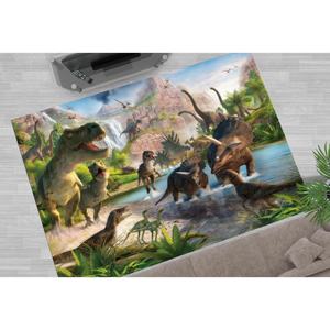 3D <b>Dinosaur</b> Rug: Kids Room Decor, Easy Clean <b>Nursery</b> Rug,With Pile Soft Rug - Product Image 1