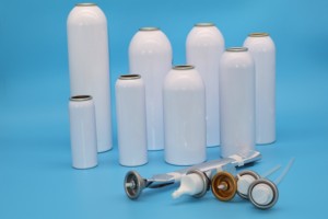 Modern <b>Metal</b> Aluminum Aerosol <b>Bottles</b> Vietnam Manufacturer's Personal Care Cosmetics Pharmaceutical Applications Portable - Product Image 3