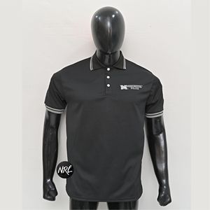 เสื้อโปโลผ้าโพลีเอสเตอร์สำหรับผู้ชายเสื้อโปโลแนวฮิปฮอปสำหรับผู้ชายเสื้อโปโลสำหรับฝึกซ้อมกีฬาแบบกำหนดเอง - Product Image 1